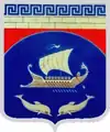 Wappen von Tschornomorske
