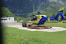 Startbereiter Rettungshubschrauber Christoph Liechtenstein