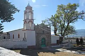 Kirche von San Ildefonso Tultepec im Municipio Amealco de Bonfil