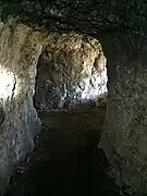 Kriegsstollen nahe der Cima Rocca