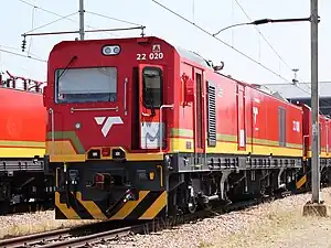 22 020 während der Erprobung in Pyramid South am 22. September 2015
