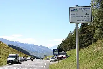 Col de Peyresourde, Passhöhe
