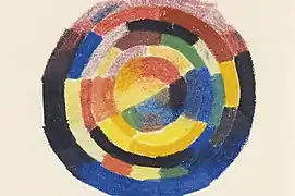 August Macke. Farbenkreis. 1913–1914.