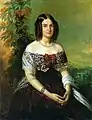 Porträt der Komptess von Iguaçu (1852, Museu Nacional de Belas Artes, Rio de Janeiro)