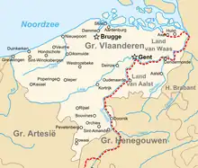 Die Grafschaft Flandern in der zweiten Hälfte des 14. Jahrhunderts
