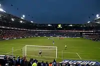 Pokalfinale im November 2009: Elfmeterschießen zwischen Aalesunds FK und Molde FK (5:4 i. E.)