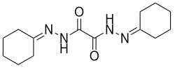 Strukturformel von Bis(cyclohexanon)-oxaldihydrazon