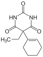 Struktur von Cyclobarbital