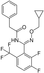 Strukturformel von Cyflufenamid