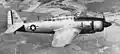 Eine Yokosuka D4Y3 (Typ 33) „Judy“ wird nach dem Krieg bei der Marinebasis Anacosta durch das TAIC (Technical Air Intelligence Centre) getestet