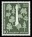 Briefmarke der Deutschen Bundespost zum 150 Geburtstag Stifters (1955)
