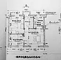 Doppelhaus, Volkswohnungen, Grundriss des EG