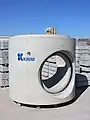 DN 2000 Monolite® der Fa. Kimm, Schachtunterteil und Gerinne aus einem (Beton)-Guss