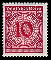 10 RentenpfennigInlandsbriefporto ab 1.&nbsp;Dezember 1923