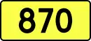 Droga wojewódzka 870