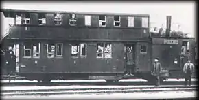 Thomas-Dampfriebwagen Thomas-Dampfriebwagen Glück Auf! der Hessischen Ludwigsbahn, 1880