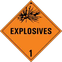 Gefahrgutklasse 1 – Explosivstoffe und Gegenstände, die Explosivstoffe enthalten