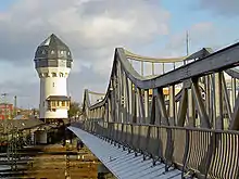 Darmstadt, Wasserturm von Westen