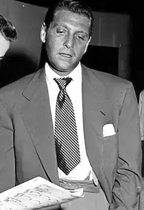 David Rose bei einer Radiosendung, ca. 1946