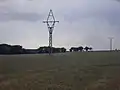 Deltamast in Sachsen mit einzelner Spitze