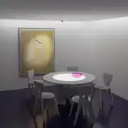 Eine Tisch­platte mit inte­griertem Licht bildet einen visuellen Akzent, leuchtet aber nicht aus, was auf den Tellern ist.