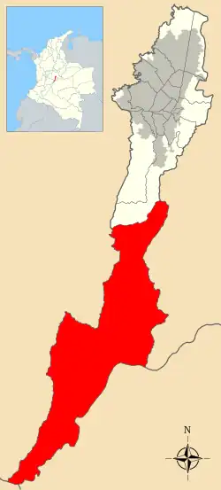 Lage von Sumapaz