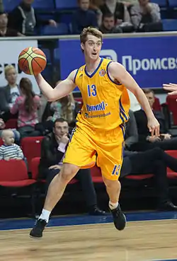 Chwostow im Trikot von BK Chimki 2012