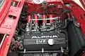 BMW M10-Motor mit Alpina-Einzeldrosselanlage (ALPINA A4-Motor) und Kugelfischer-Einspritzung