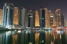 Dubai Marina im März 2008
