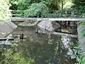 Abfluss des Duffesbach links in den Kölner Randkanal.