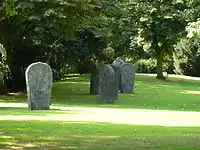 Neun Figuren Raum (1990)&nbsp;– Kant-Park, Duisburg