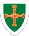 Pektorale (Brustkreuz) auf Wappen von Durham