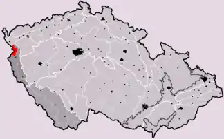 Untereinheit Dyleňský les (rot markiert)