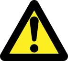 EEC Safety Sign 1977 - General danger