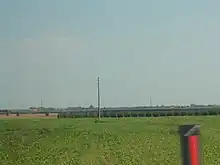 Die Po-Ebene bei Jesolo in der Nähe von Venedig