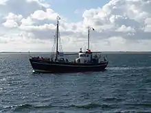 ehem. KFK 138: Ausflugsschiff Gret Palucca vor Sylt
