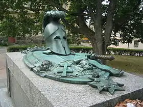Augustin Ehrensvärds Grab auf Suomenlinna, Johan Tobias Sergel, ca. 1772