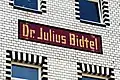 Detail der Fassade an der Fabrikstraße in Meißen