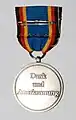 Rückseite der Einsatzmedaille