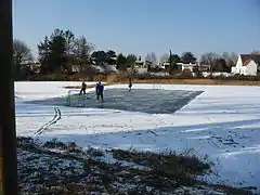 Eisweiher bei Neuhofen (Februar&nbsp;2012)