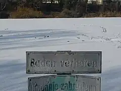 Eisweiher Große Blies bei Ludwigshafen am Rhein-Mundenheim (Februar&nbsp;2012)