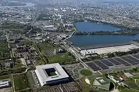 Das Stadion im April 2016