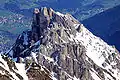 Elferspitze vom Habicht (von Süden) aus gesehen