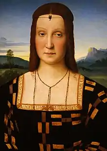 Elisabetta Gonzaga (1471–1526), Gemahlin Guidobaldos (von Raffael)