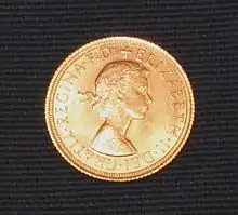 Elisabeth II. von 1966, Auflage ca.&nbsp;7&nbsp;Mio. Münzen