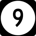 Straßenschild der Delaware State Route 9
