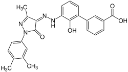 Struktur von Eltrombopag