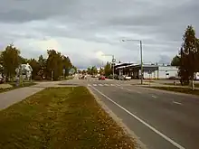 Die Hauptstraße von Hetta