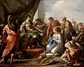Die Enthaltsamkeit des Scipio, 1719, Öl auf Leinwand, 103 × 128,5&nbsp;cm, Kunsthistorisches Museum, Wien