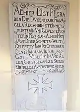 Angela Regandin †&nbsp;1699